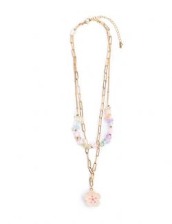 COLLIER DE PIERRES PRÉCIEUSES DE JARDIN BOUTIQUE CHIC
